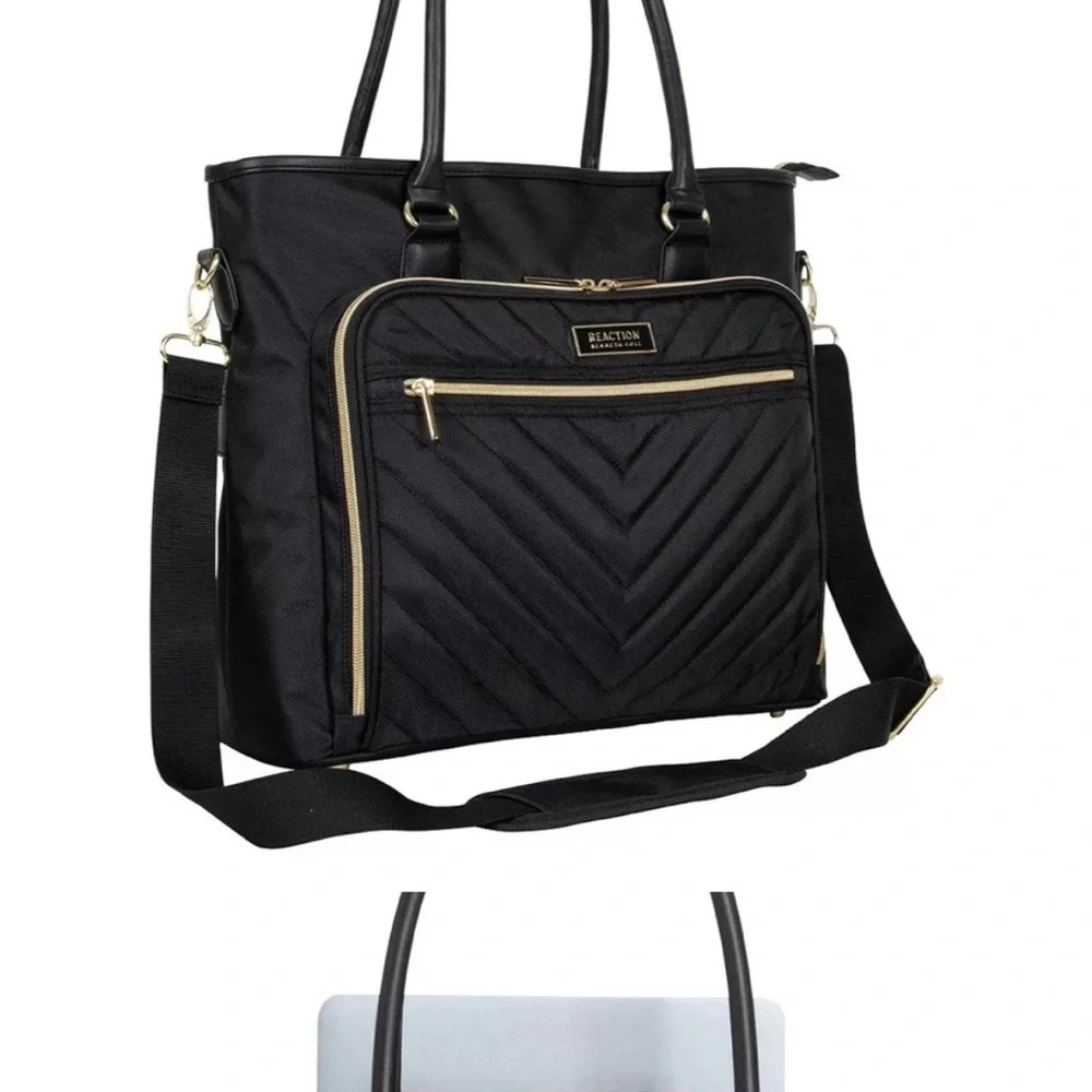 Women's Black Laptop Work Bag - Picture 2 of 9